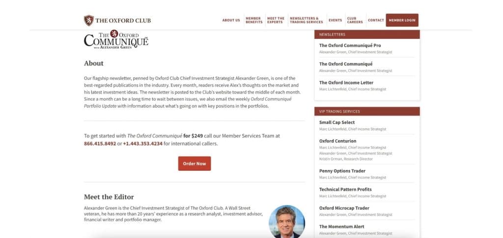 Oxford Communique Home Page