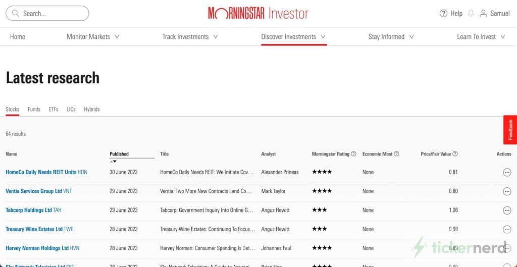 Morningstar Investor
