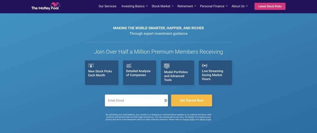 motley fool home page