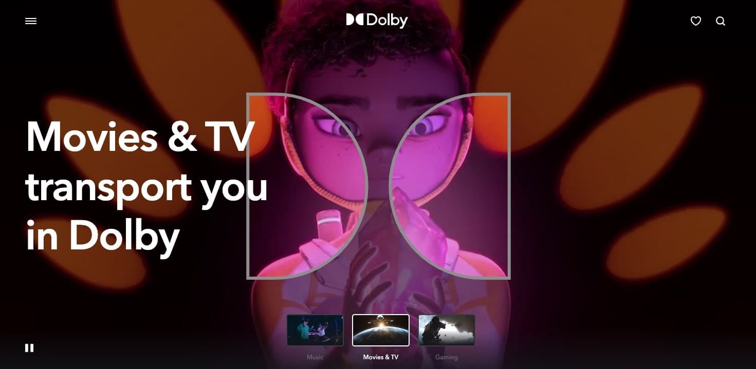dolby home page