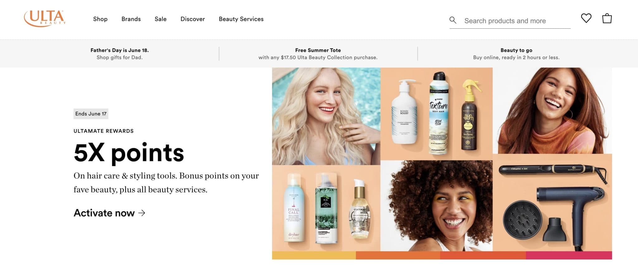 ultra beauty homepage