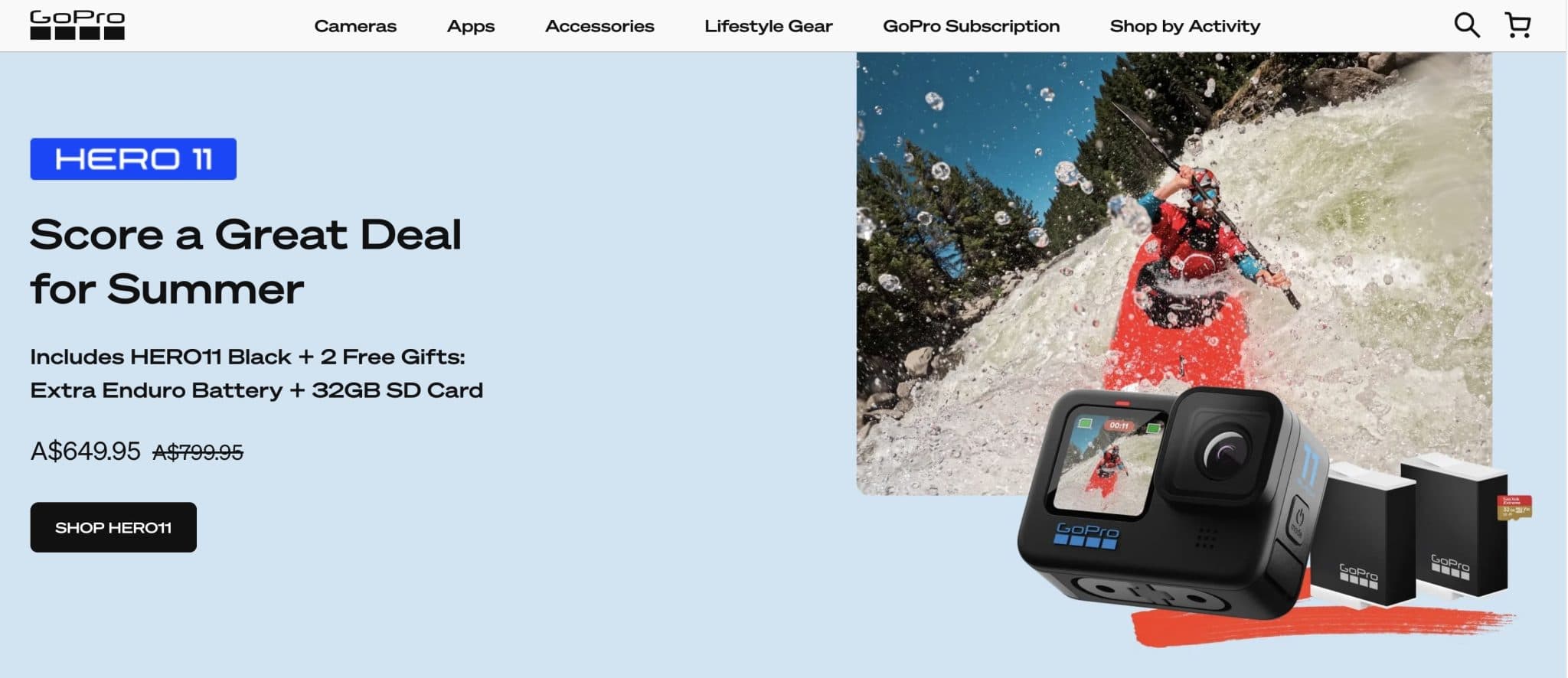 gopro homepage