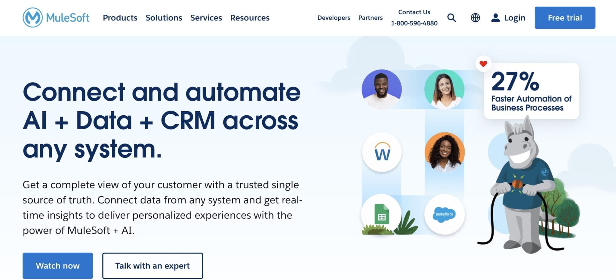 mulesoft homepage
