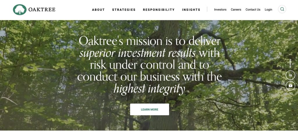 oaktree homepage